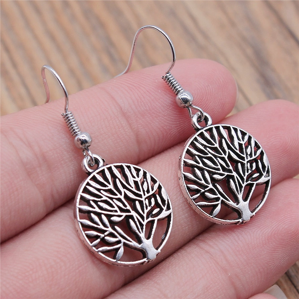 Viking Earrings - Yggdrasil Tree