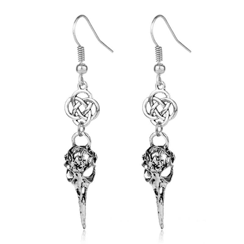 Viking Earrings - Odin's Ravens