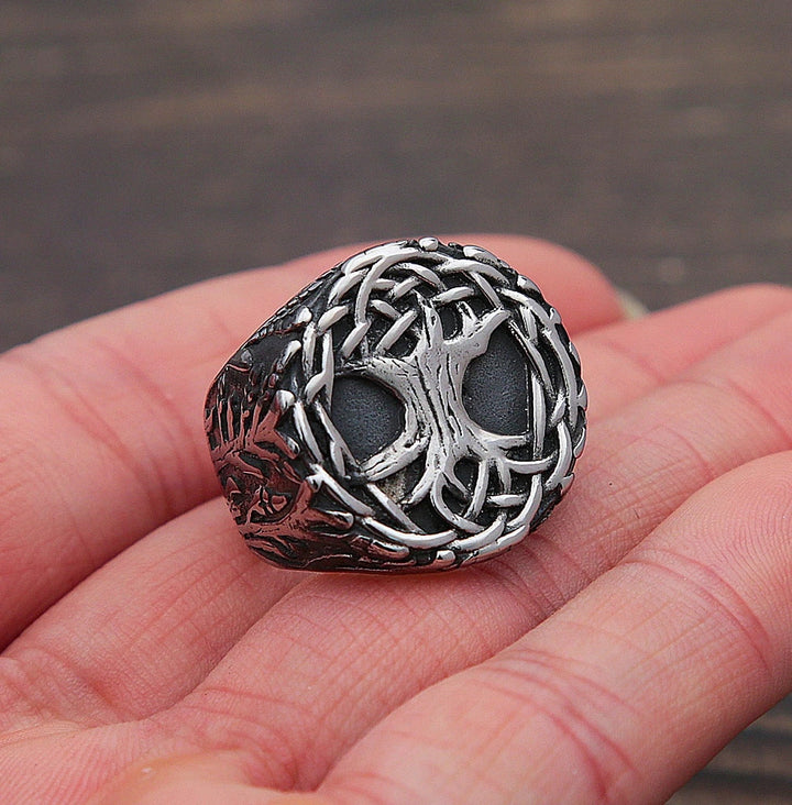 Viking Ring - Yggdrasil Celtic Knotwork