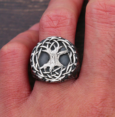 Viking Ring - Yggdrasil Celtic Knotwork