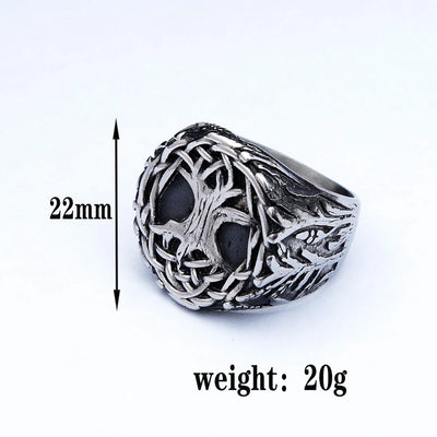 Viking Ring - Yggdrasil Celtic Knotwork