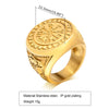 Viking Ring - Vegvisir with Mjolnir