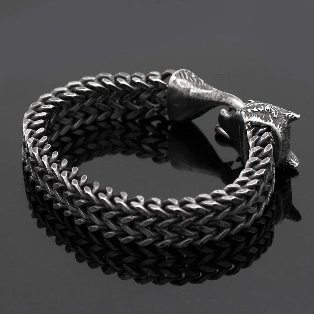 Viking Bracelet - Fenrir Wolf