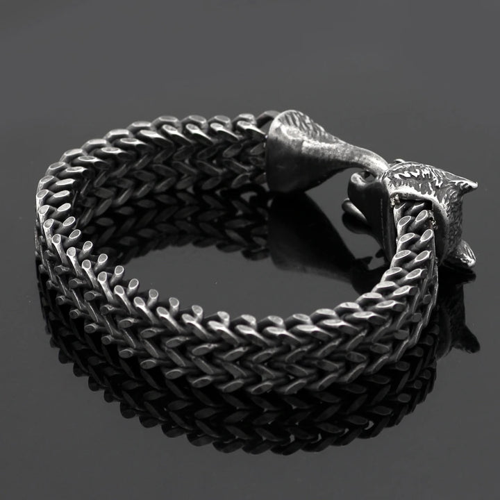 Viking Bracelet - Fenrir Wolf