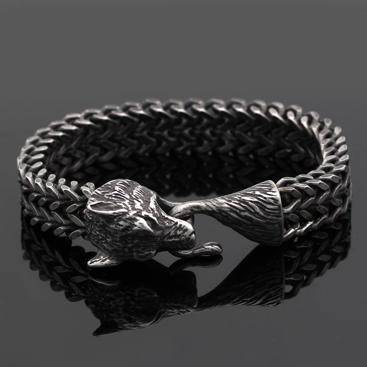 Viking Bracelet - Fenrir Wolf