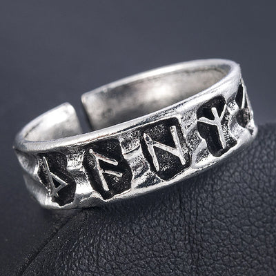 Viking Ring - Runes Engraved