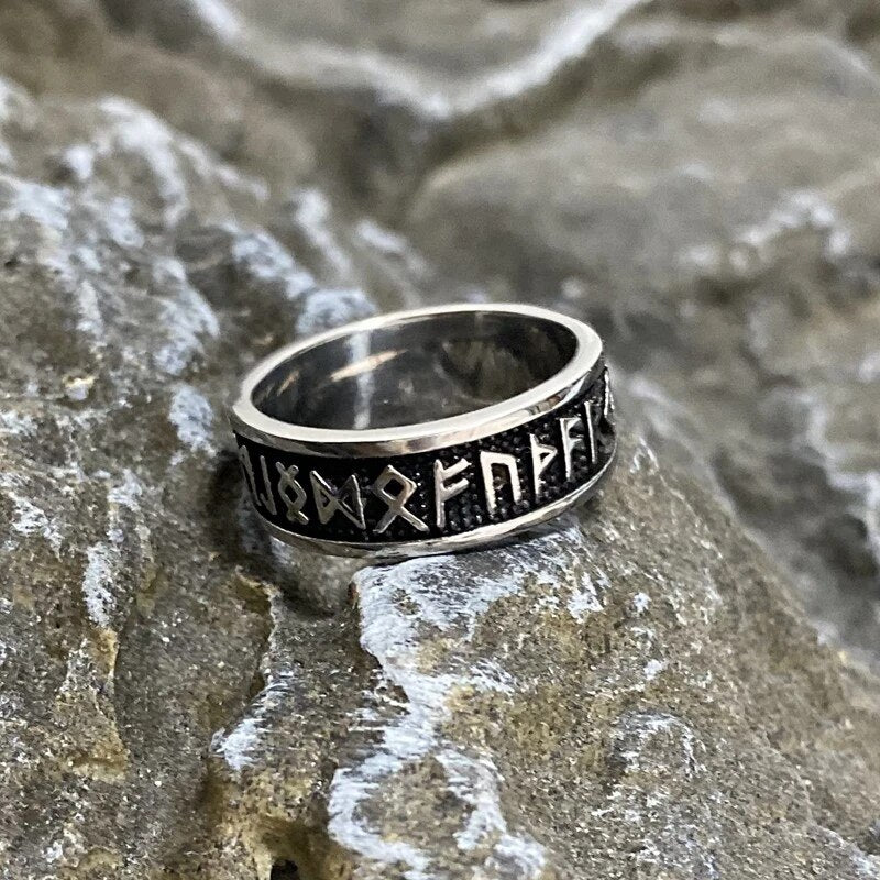 Viking Ring Norse Runes