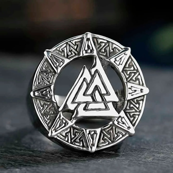 Viking Ring - Valknut Symbol