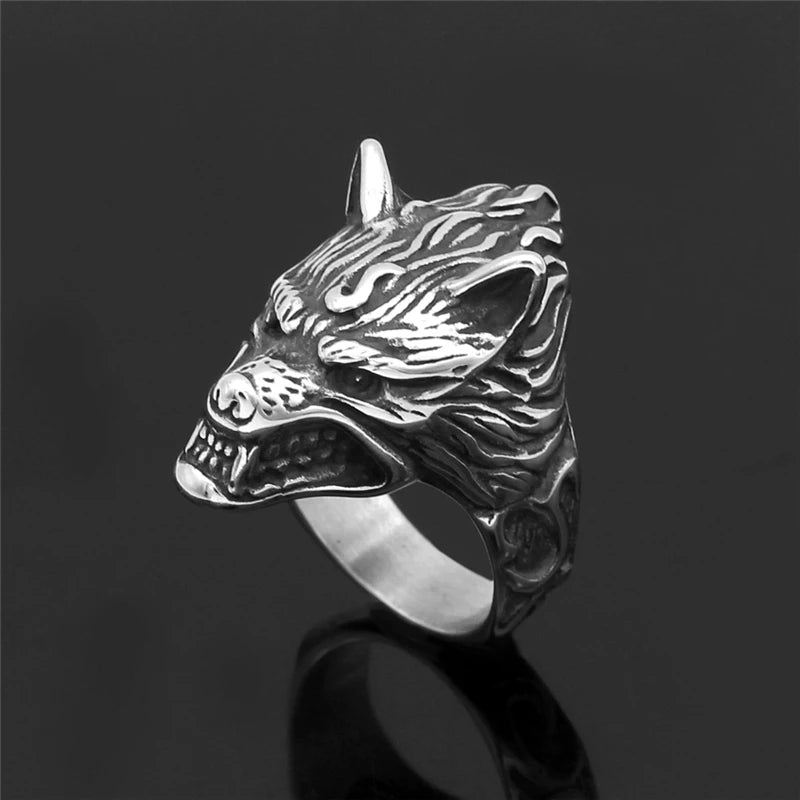 Viking Ring - Norse Wolf