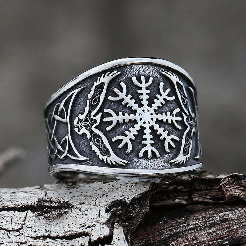 Viking Ring - Aegishjalmur Ravens