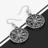 Viking Earrings - Vegvisir