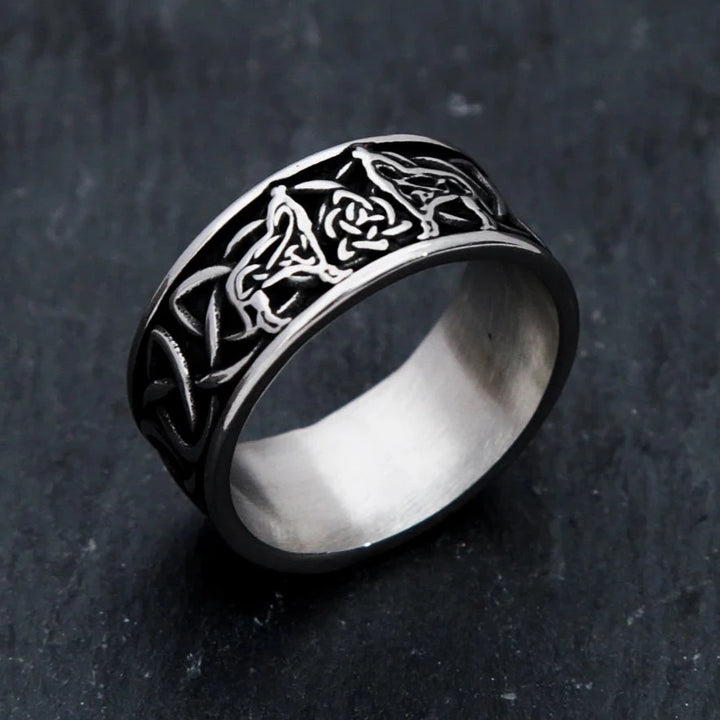 Viking Ring - Norse Wolves