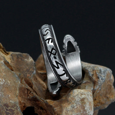 Viking Ring - Jormungandr Runes