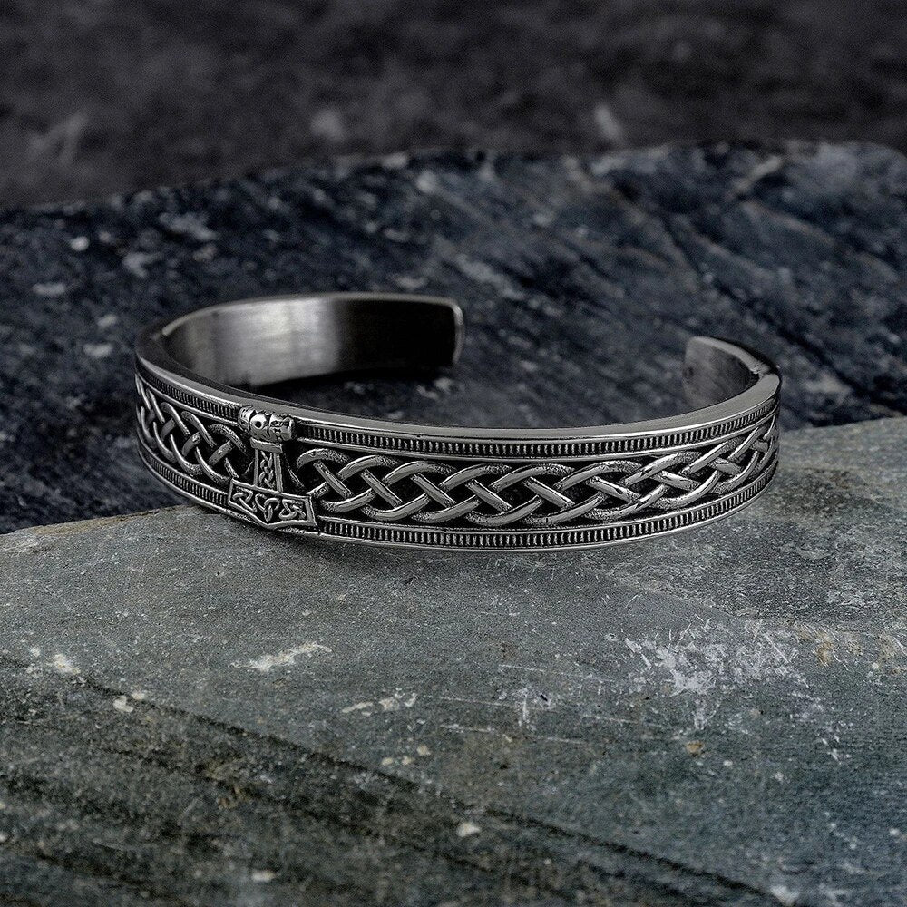 Sterling silver viking arm ring online