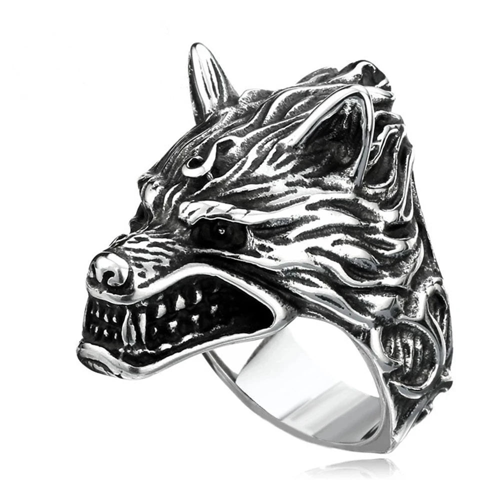 Viking Ring - Norse Wolf