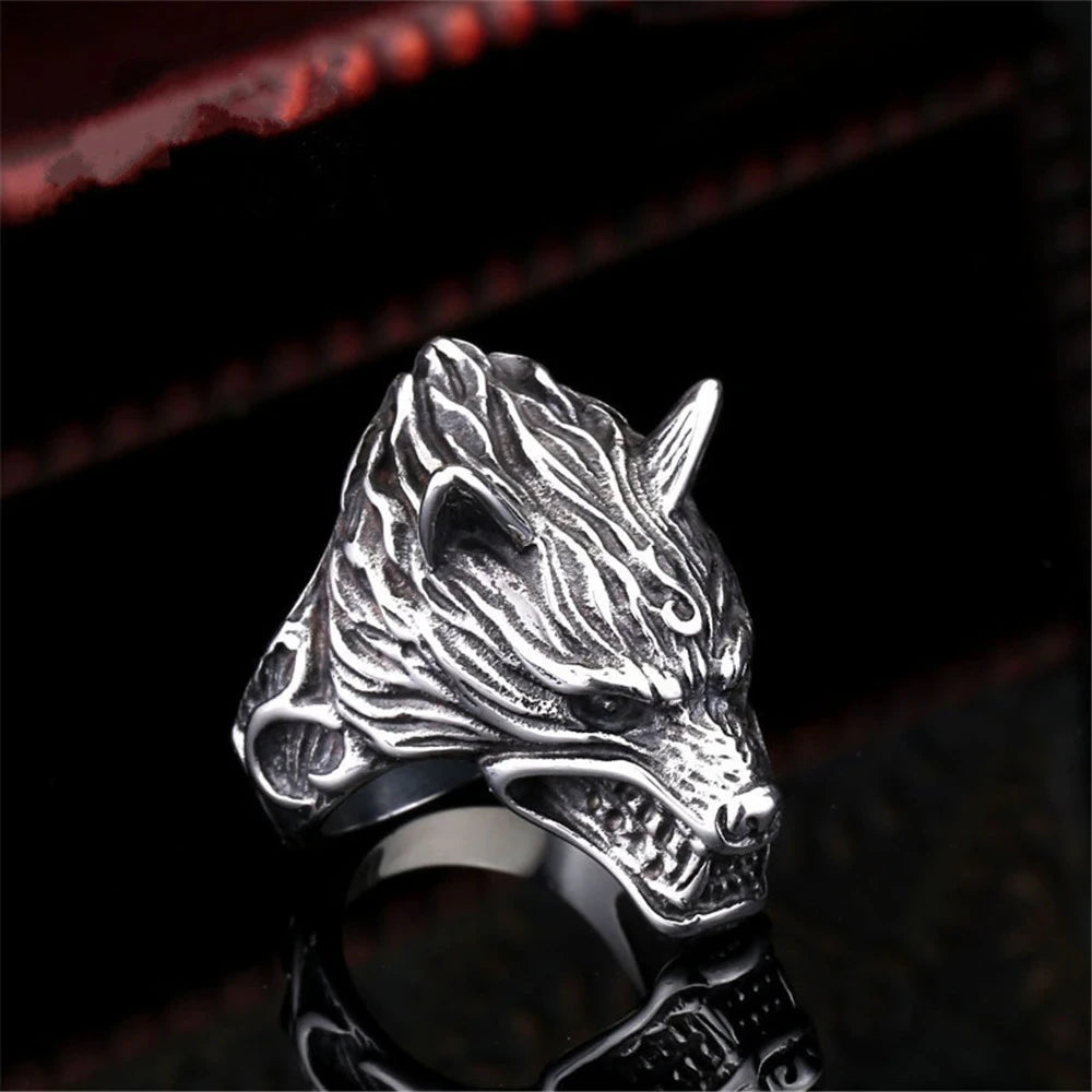 Viking Ring - Norse Wolf