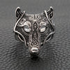 Viking Ring - Silver Norse Wolf