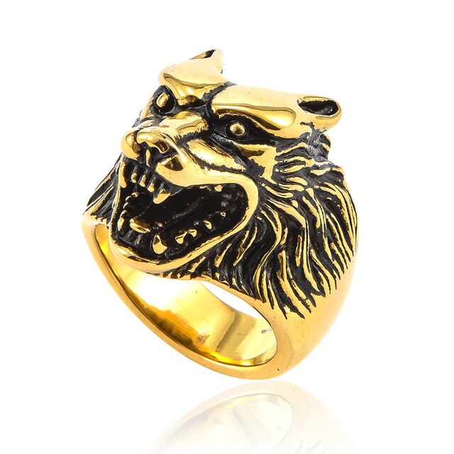 Viking Ring - Fenrir Wolf