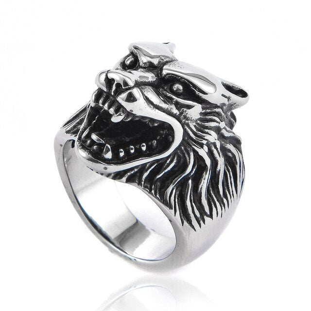 Viking Ring - Fenrir Wolf