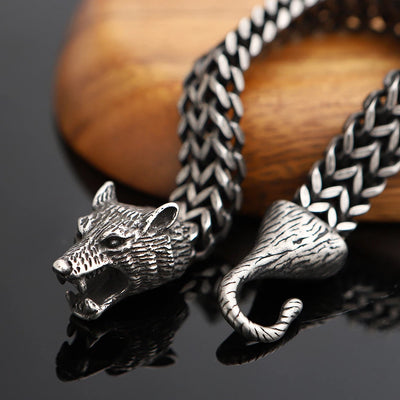Viking Bracelet - Fenrir Wolf