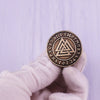 Viking Brooch - Valknut Runes