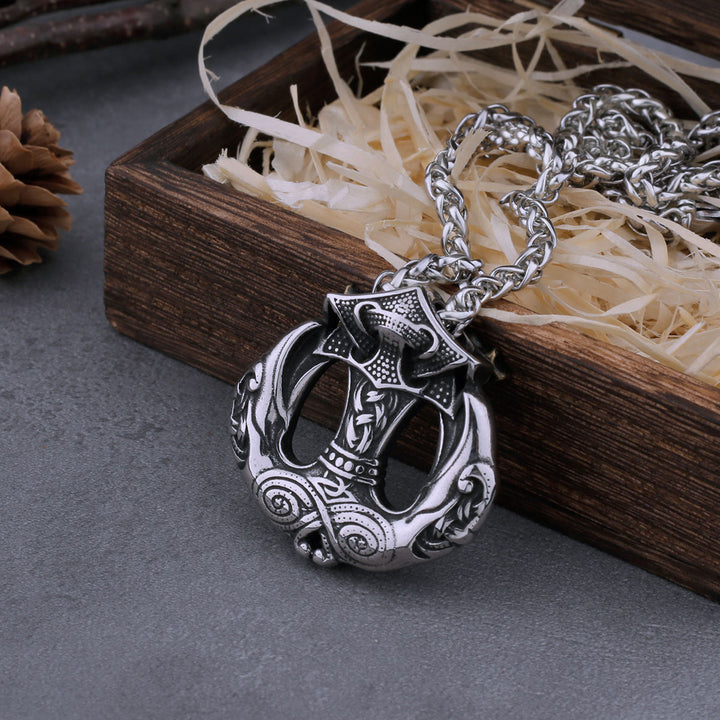 Thor's Hammer Necklace - Nordic Anchor