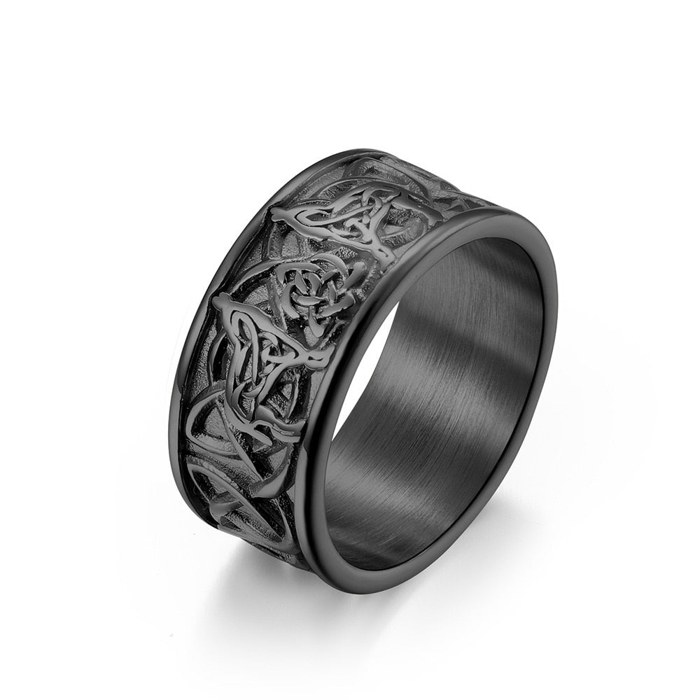 Viking Ring - Norse Wolves