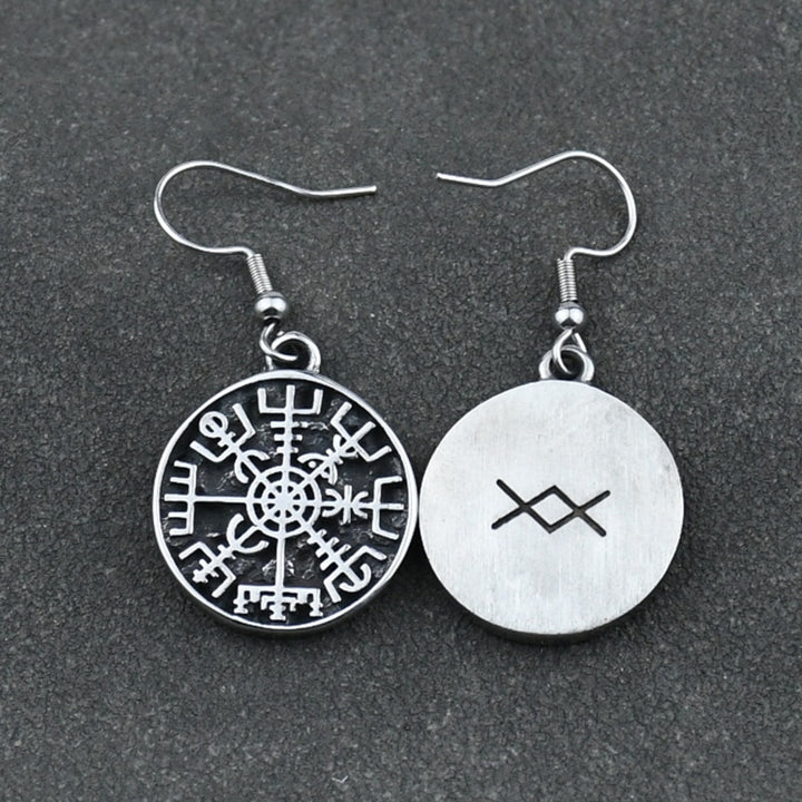 Viking Earrings - Vegvisir