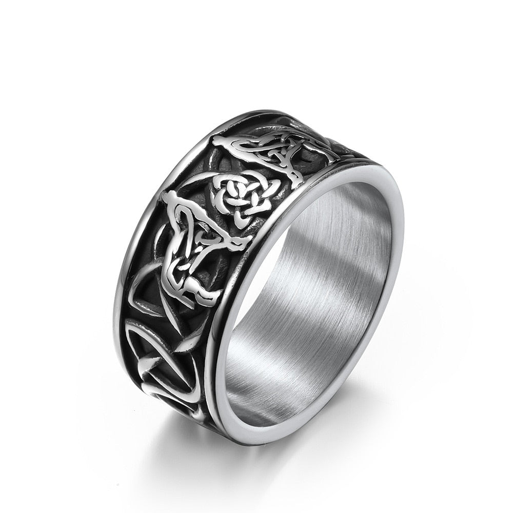 Viking Ring - Norse Wolves