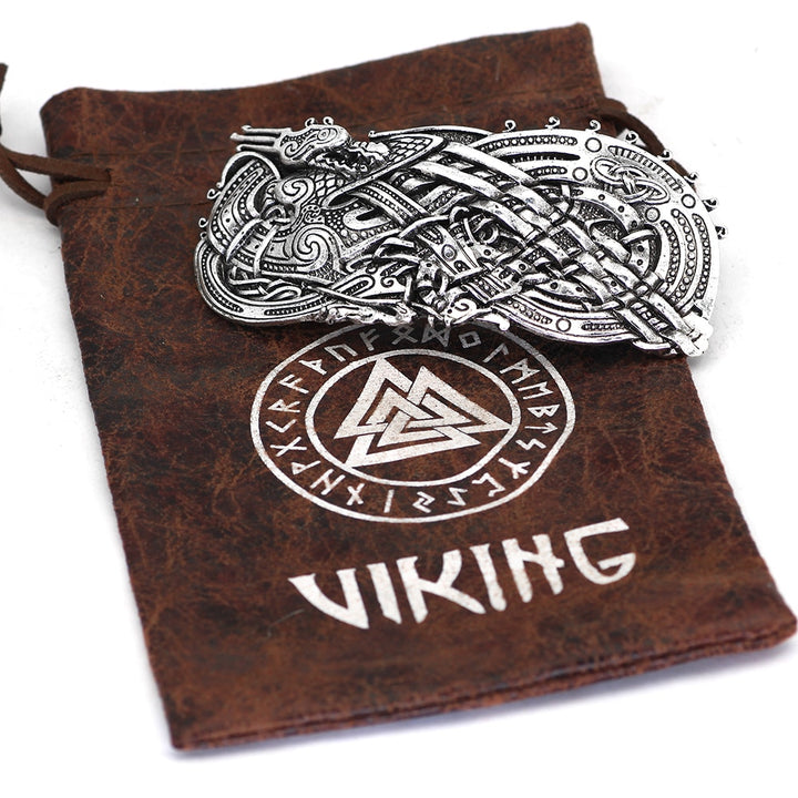 Viking Hair Clip - Norse Viking Dragon