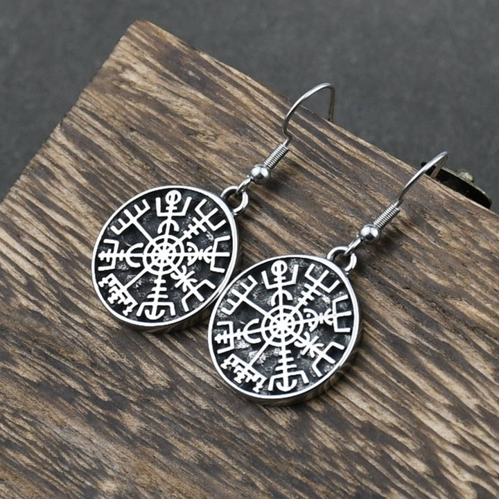 Viking Earrings - Vegvisir