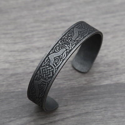 Viking Arm Ring - BLACK CELTIC KNOTS
