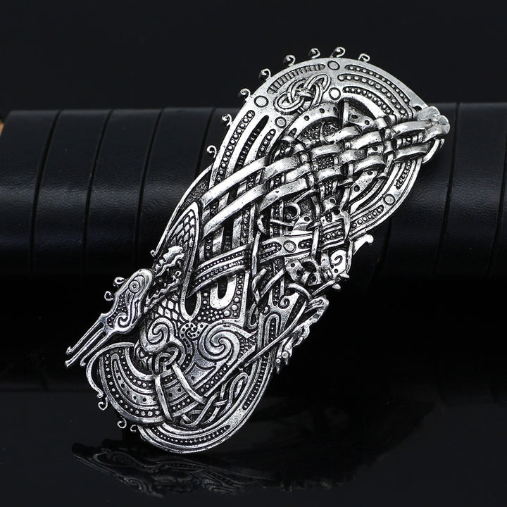 Viking Hair Clip - Norse Viking Dragon