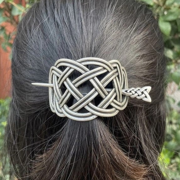 Viking Hair Clip - Celtic Knot Viking Hairpin