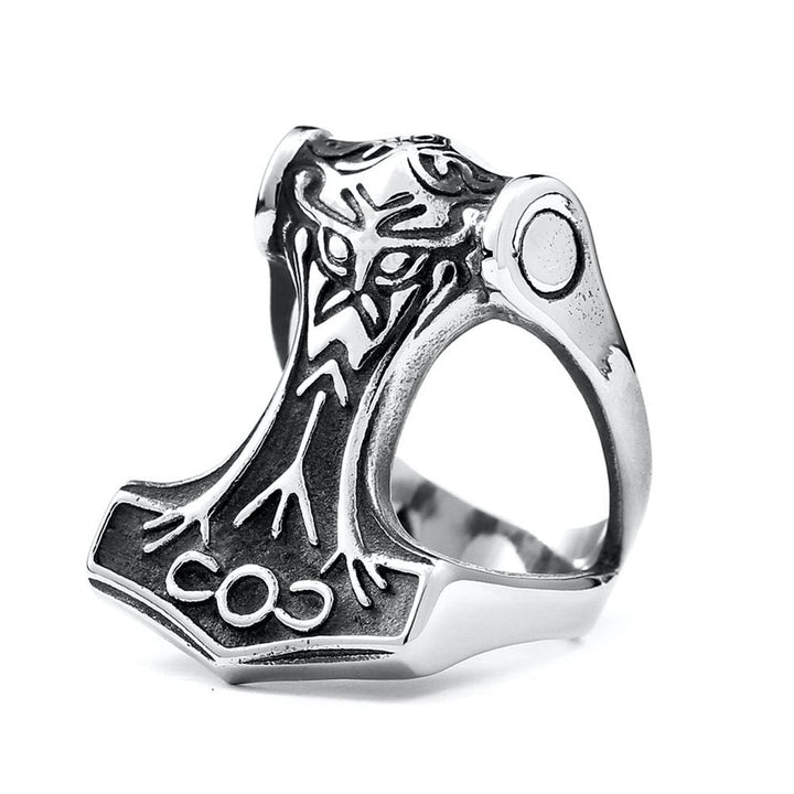 Viking Mjolnir Ring