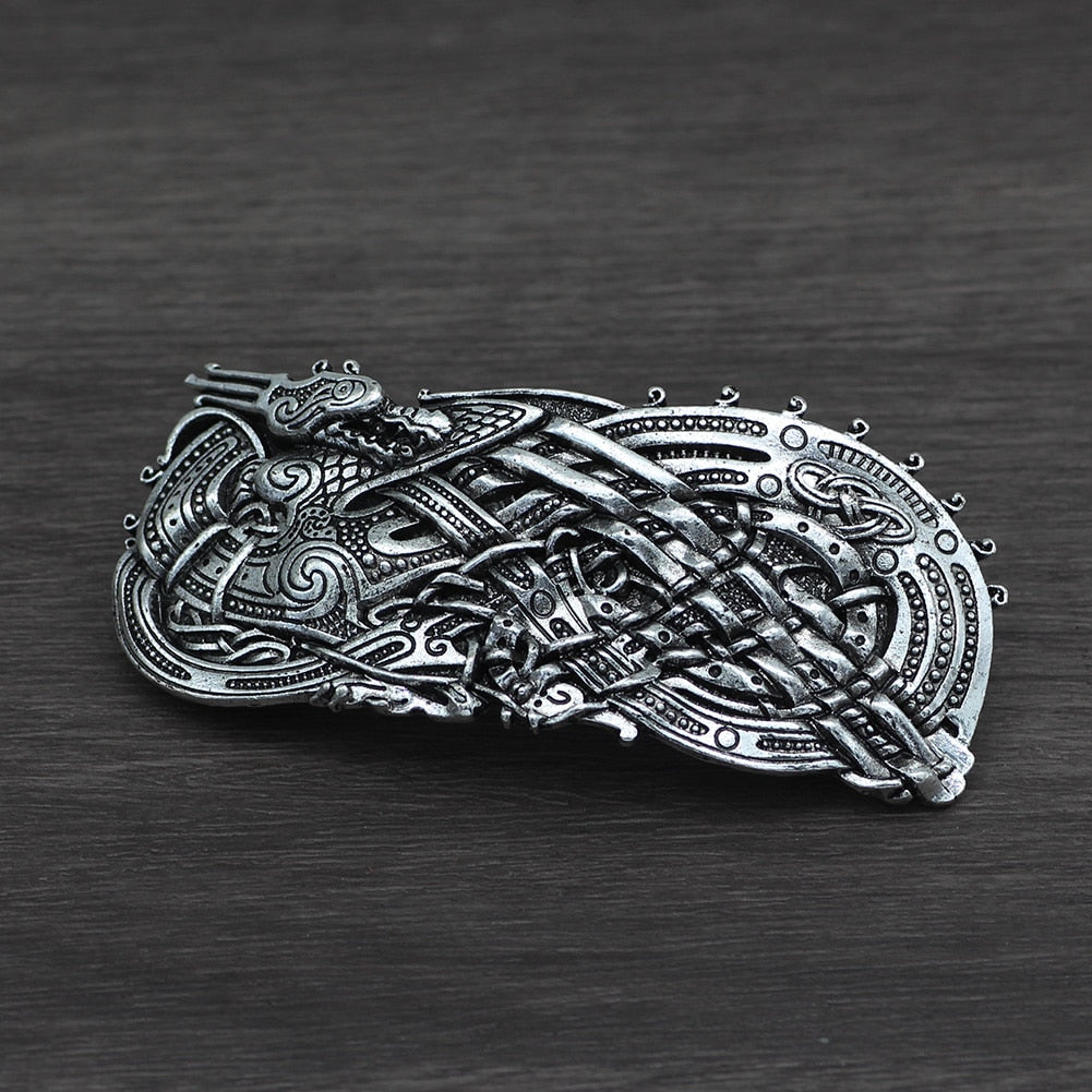 Viking Hair Clip - Norse Viking Dragon