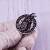 Viking Brooch - Odin's Raven Enamel Pin