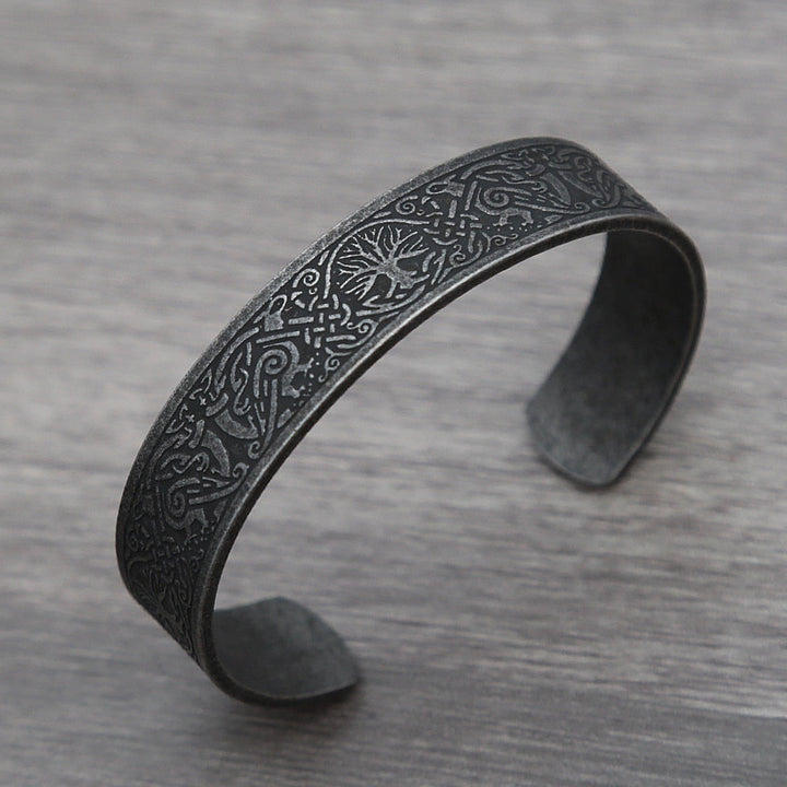 Viking Arm Ring - BLACK CELTIC KNOTS