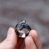 Viking Ring - Coiled Jormungandr