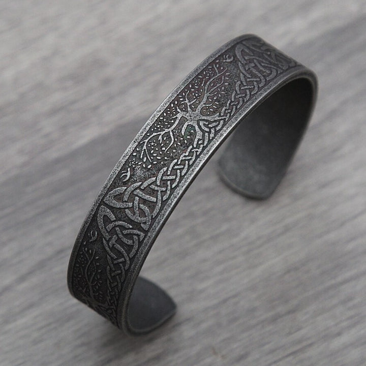 Viking Arm Ring - BLACK CELTIC KNOTS