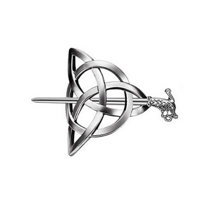 Viking Hair Clip - Triquetra Viking Hairpin