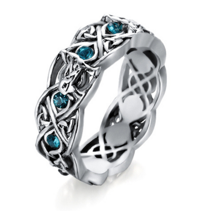 Celtic Wolf Viking Ring