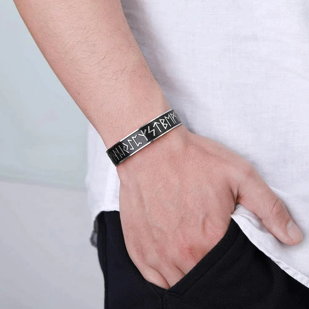 Viking Rune Arm Ring Cuff Bracelet – Valhalla Vikings