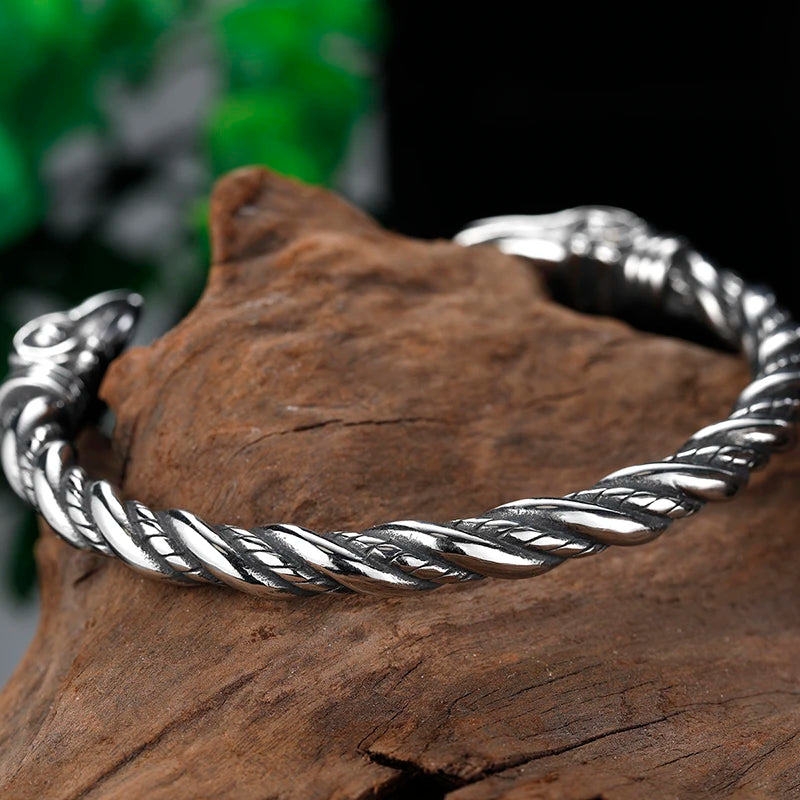 Stainless steel 2025 viking bracelet
