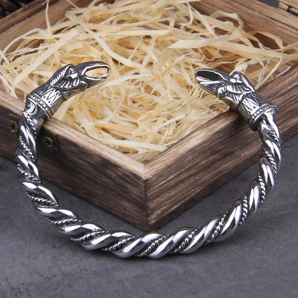 Viking Arm Ring - Huginn & Muninn