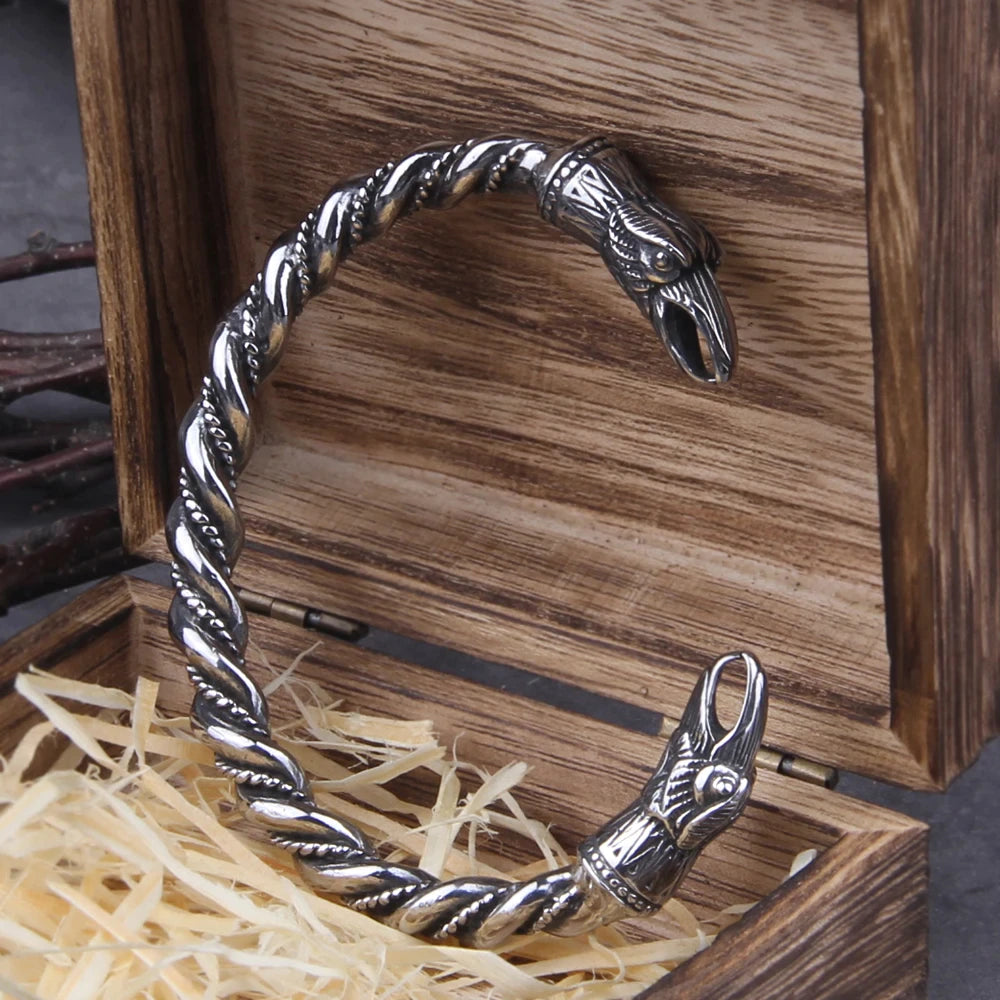 Viking Arm Ring - Huginn & Muninn