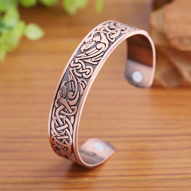 Viking Arm Ring - Knotted Ravens