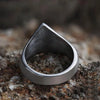 Viking Ring - Silver Valknut