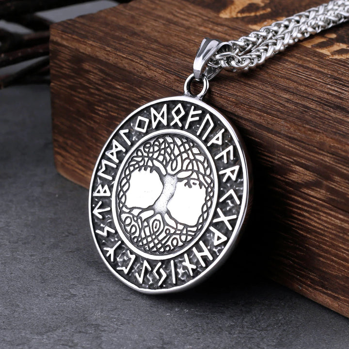 Yggdrasil Necklace - Tree of Life Runes