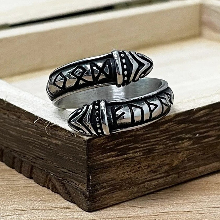 Viking Ring - Jormungandr Runes